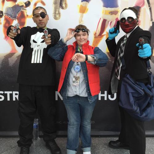 Catherine, Carlito & me @ #NYCC2015 #NYCC #NewYorkComicCon #BTTF #Payday #Punisher (at Jacob K J