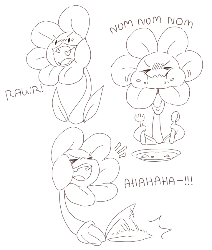 Mr.Lollipop on X: Flowey? Expressions #undertale #drawing