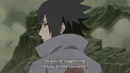 la-sasuke:Still doesn’t love her, never loved her, has no feelings for her, and doesn’t want or care