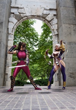 Bellechere:  Taki Vs Ivy - Battle One - Fight!Miss Sinister Cosplay As Taki, Myself