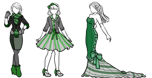 dragonbadgerhugs: ladylawga: Fall fashion (and a ballgown cause I fucking love ballgowns) for the 4 