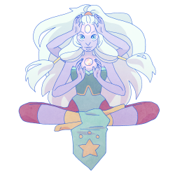 linhfish:  Opal for Katy Farina&rsquo;s Steven Universe twitter collab (click for full view)!