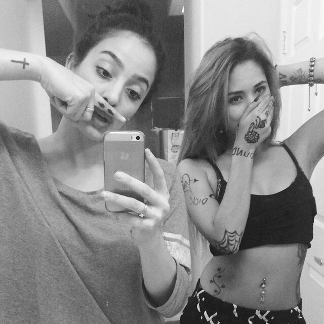 mizzjasminevillegasnewz:  thank you @jasminevillegas for letting me draw all over