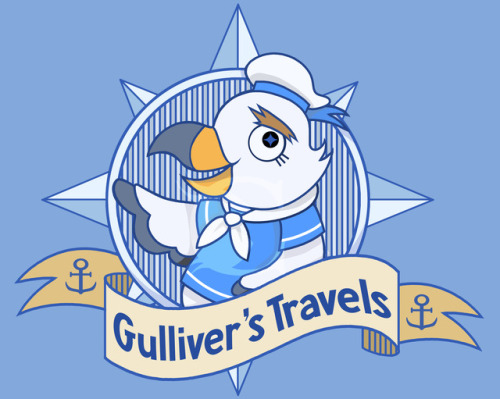 littlemissviart: “My name is Gulliver! I happen to be a simple sailor who travels the seven seas, se