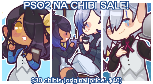 ⭐HAPPY PSO2 NA PRELOAD DAY!!!⭐pso2 is finally coming to NA and i’m celebrating with a sale! i 