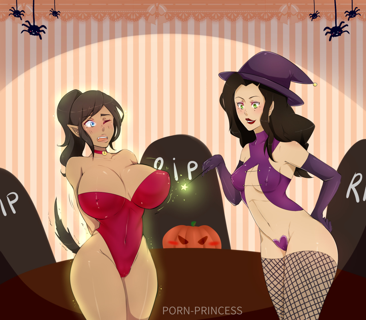 pornprincessdrawing:  Happy happy halloween to everybody!! :heart: I hope you like
