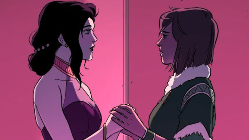 mistysutton:korra &amp; asami, turf wars issue #3