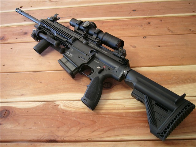 gunrunnerhell:  HK MR762A1 The MR762A1 is the civilian model of the HK 417, the big