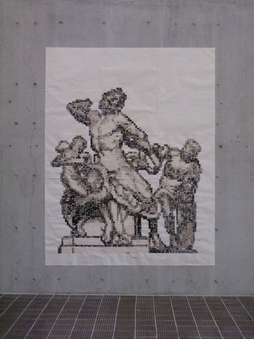 Gruppo del Laocoonte.(Drawing) Drowning by stamp.