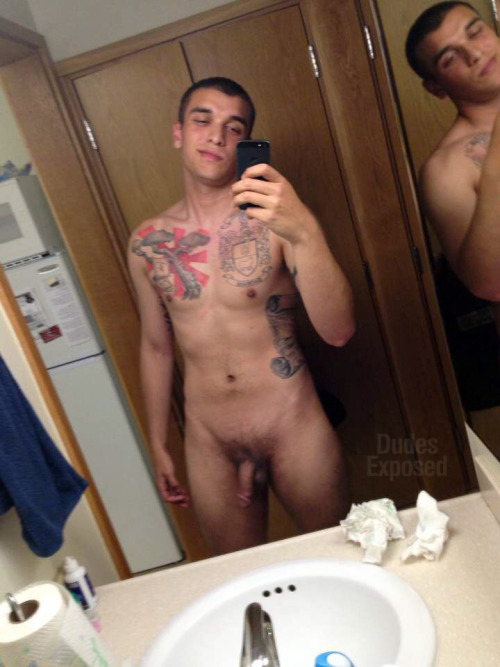 dudes-exposed:  Dudes Exposed Exclusive: Sexy Army Stud Matt (Post 2) A few more pics of Matt, the 22-year old straight guy from the previous post. He’s currently serving in the Army in Korea. Sexy. 