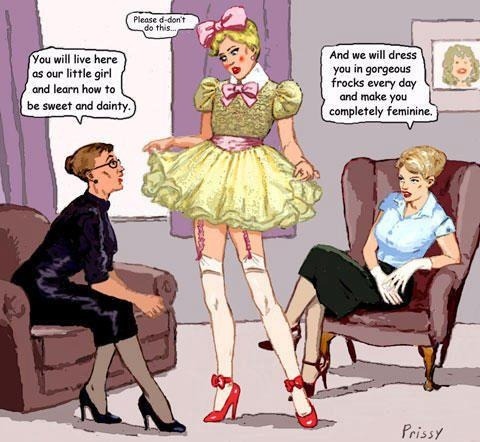 sissy art by Prissy ♥ porn pictures