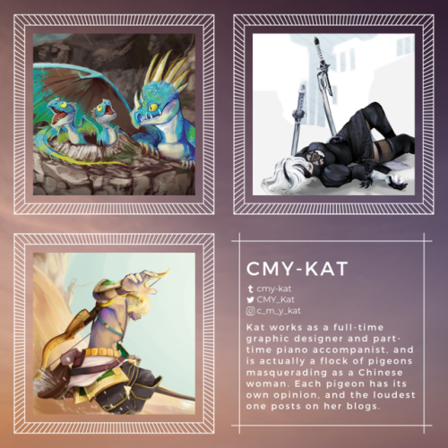 Today’s contributor spotlight features cover artist CMY-Kat!Kat works full-time as a graphic designe