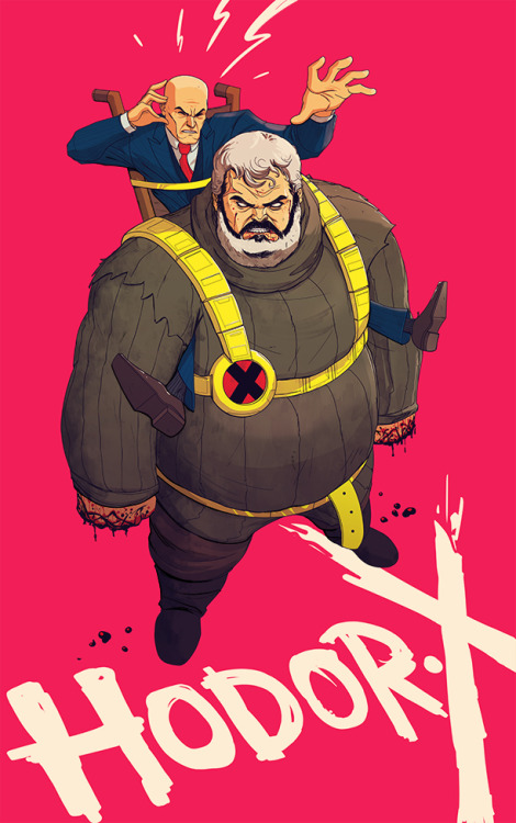 xombiedirge:
“Professor x Hodor by Marco d’Alfonso / Website / Tumblr
”