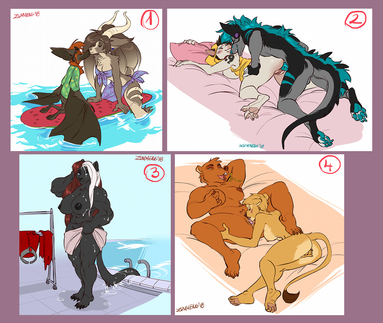 zummeng:  January Sketch Stream #1 - NSFWHere are the results of the last sketch