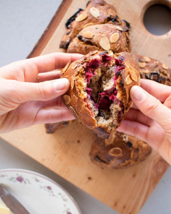 fullcravings:  Irish Scones with Dark Chocolate and Raspberry