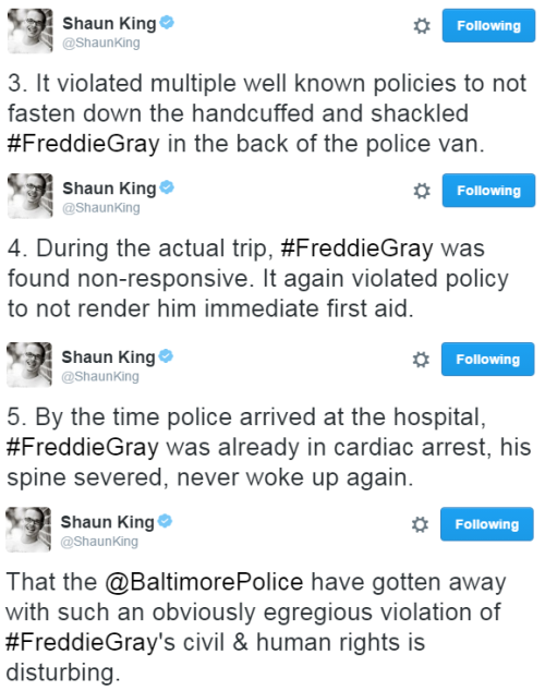 thingstolovefor: Freddie Gray case: Officer Caesar Goodson Jr. not guilty on all 7 charges  Aft