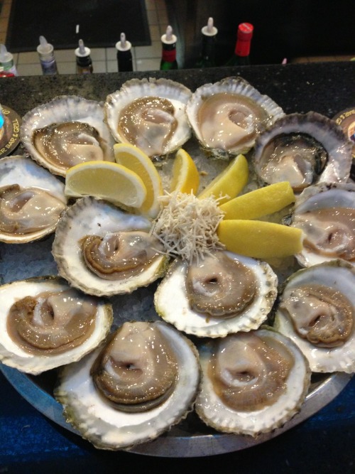 Succulent, Maine Flats oysters.