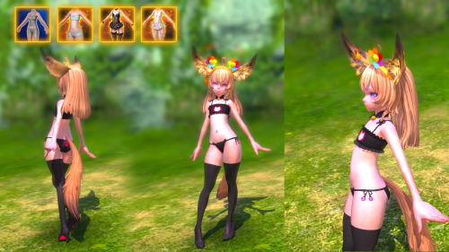 yupimods:  Elin Cat Keyhole Lingerie Mod Keep reading  Thanks &lt;3