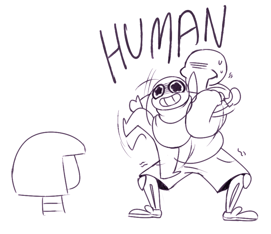 min-play:  What if UnderSwap Sans gets really really bad sugar highs.  He would be
