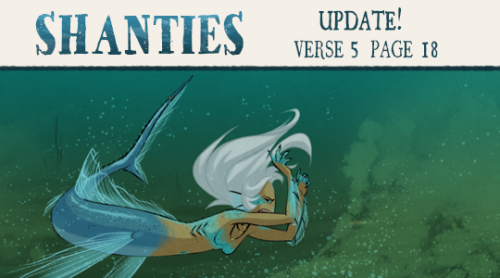 SHANTIES Update: Verse 5 Page 18♫ Read Update ♫ Read from the Beginning ♫♫ Tapas ♫ Patreon ♫