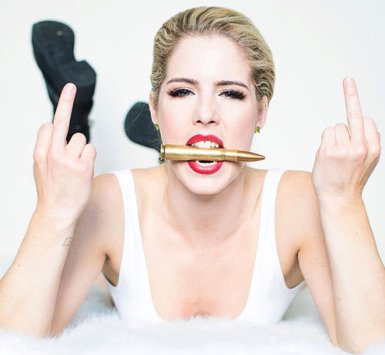 Emily Bett Rickards Poses Sexy And See Through adult photos