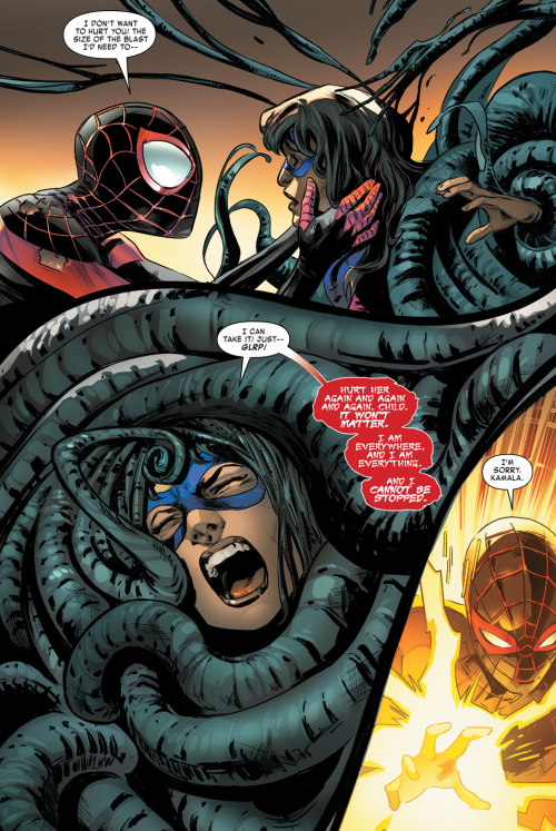 Miles Morales: Spider-Man #23 (2021)written by Saladin Ahmedart by Carmen Carnero & David Curiel