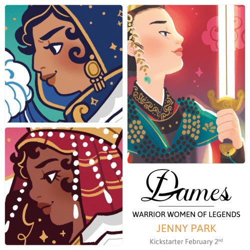dames-zine: Today’s preview is beautiful art created by asunnydisposish, and a sneak peek at a