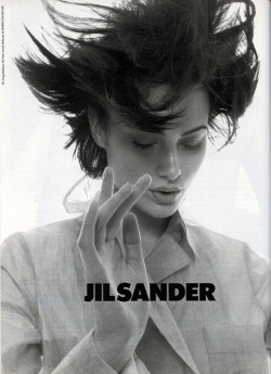 aweordelusion:Shalom Harlow Jil Sander, 1995