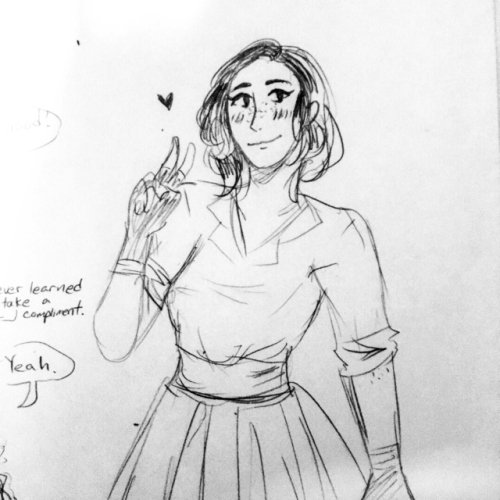 a piper in a dress (smooch!)