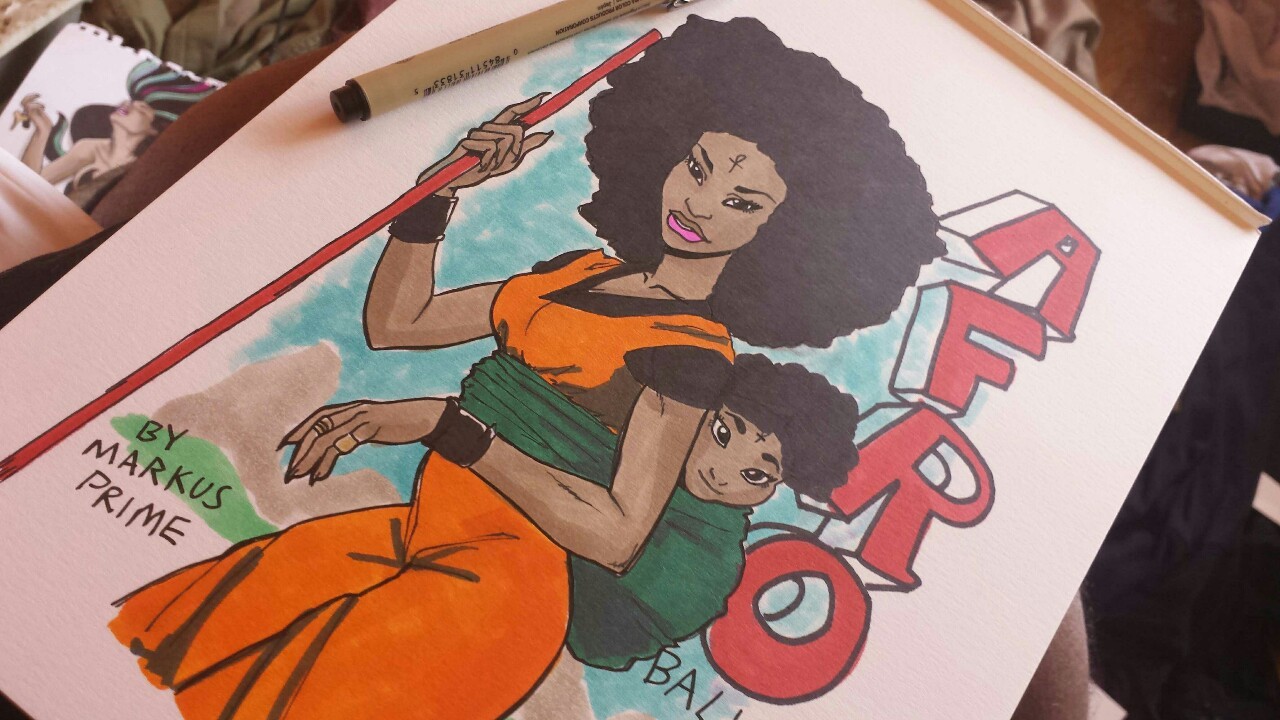 mpr1m3:  Fun fun sketching today   You&rsquo;ve got talent man! Keep it up.