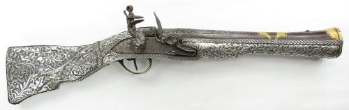 Silver mounted blunderbuss supposedly owned by Lord Byron, Greece, 19th century.from Auctions Imperi