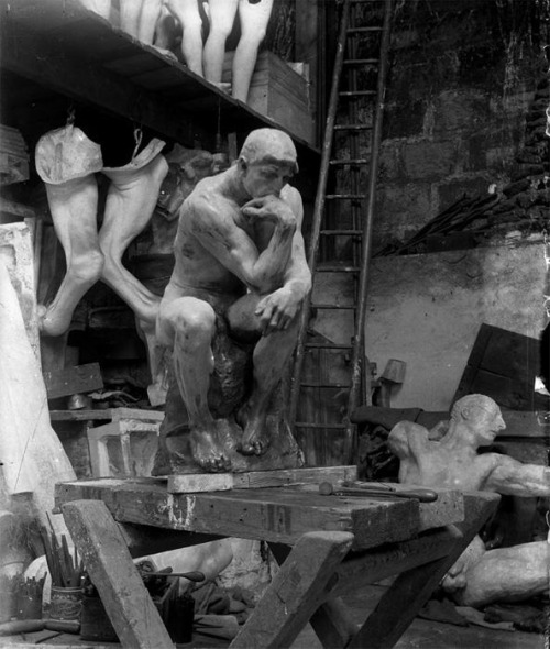 douchamp - Auguste Rodin’s studio, 1900.