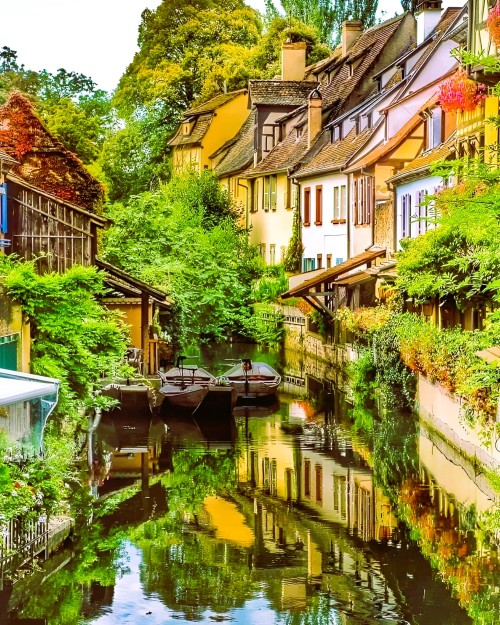 Autumn In Colmar, Alsace, France:After The Summer, Alsace Is Bathed In Warm Colours, Its Landscapes Offering