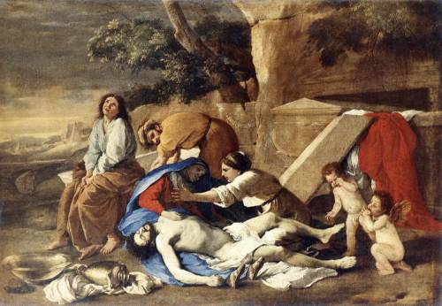 Lamentation over the Body of Christ, Nicolas Poussin, 1628-29