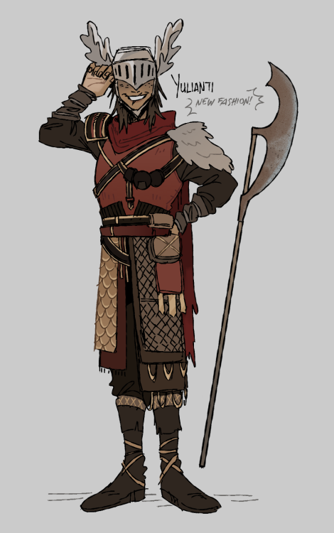 fashion souls update for yuli :] (its a lil different frm in game but i like how the eastern set loo