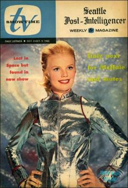 Marta Kristen as Judy Robinson / TV Showtime magazine,