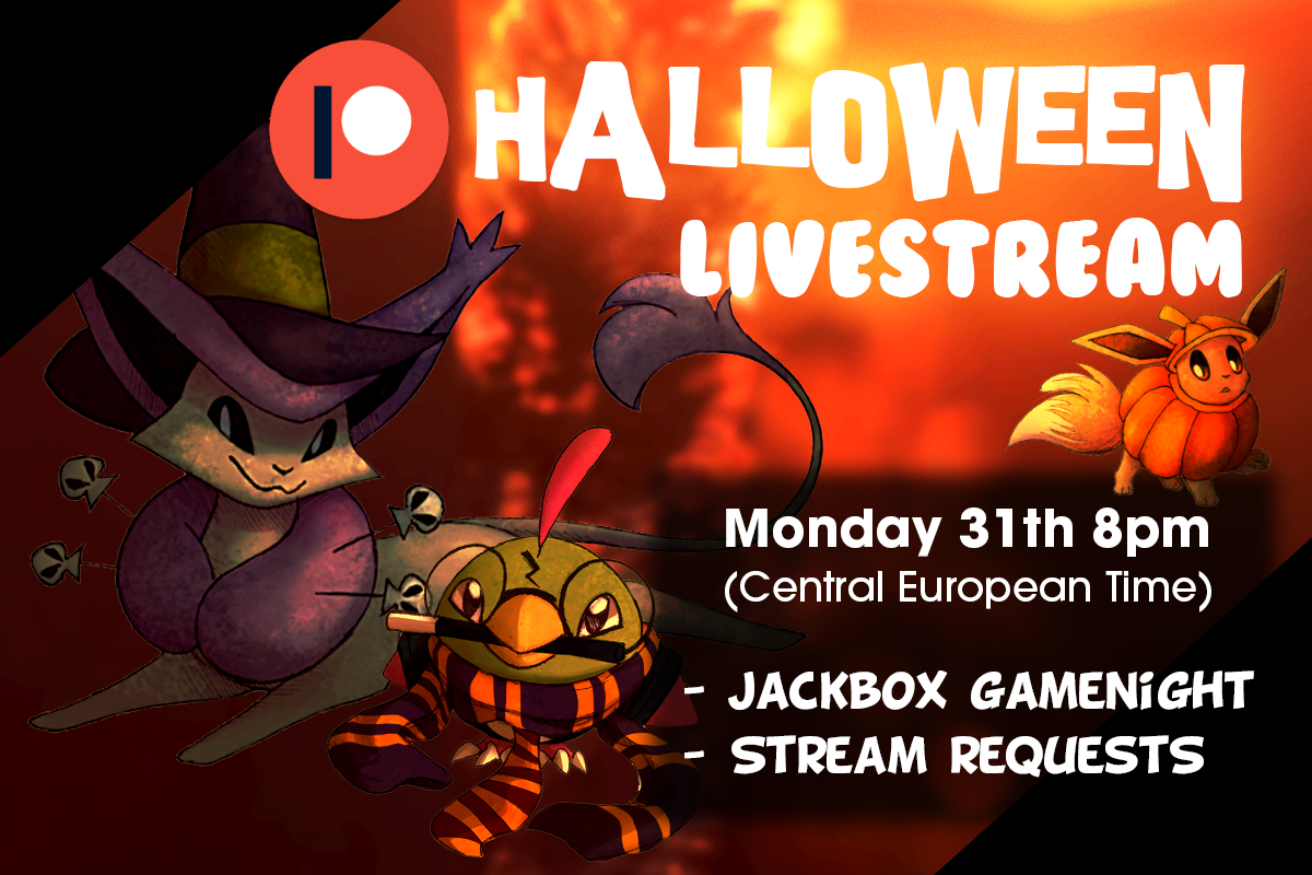 HALLOWEEN LIVESTREAM for my Patreon-Community!