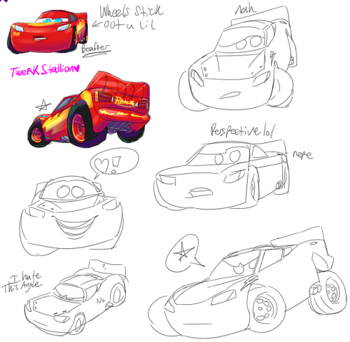 twerkstallion:some recent doodles of excellent boys(middle pic is based on the 2019 Daytona 500 lol)