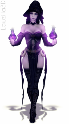 lawzilla3d:After a while, i finally got my hands into some Smite models :3! This time around we have some Aphrodite in her witch skin.4k version up in my Patreon! Hey guys! i started doing stuff in blender with Smite models, and why not start with my