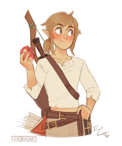 vasirasart:some BotW link doodles bc he’s adorable