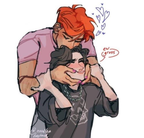 Hello, It's Been A Long Time Since I Uploaded A Drawing Of My Boys.