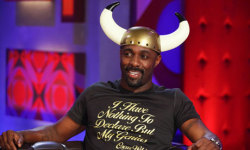 221cbakerstreet:  faeriviera:  silvershrike:  This is a photo of Idris freakin’ Elba in a goddamn Viking helmet wearing a shirt that has the Oscar Wilde quote “I have nothing to declare but my genius”. This is a glorious fucking photo.  &ldquo;There
