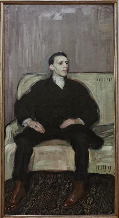 Evangelina Alciati - Ritratto d'uomo (1919) [3100X5700]