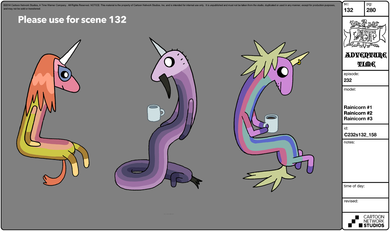 selected character model sheets from Lady Rainicorn of the Crystal Dimensioncharacter