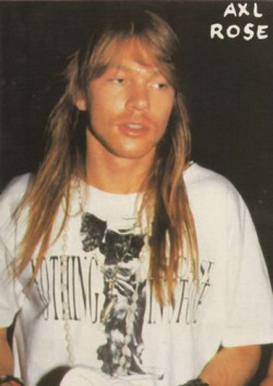 gunner-appetite:  Axl Rose 