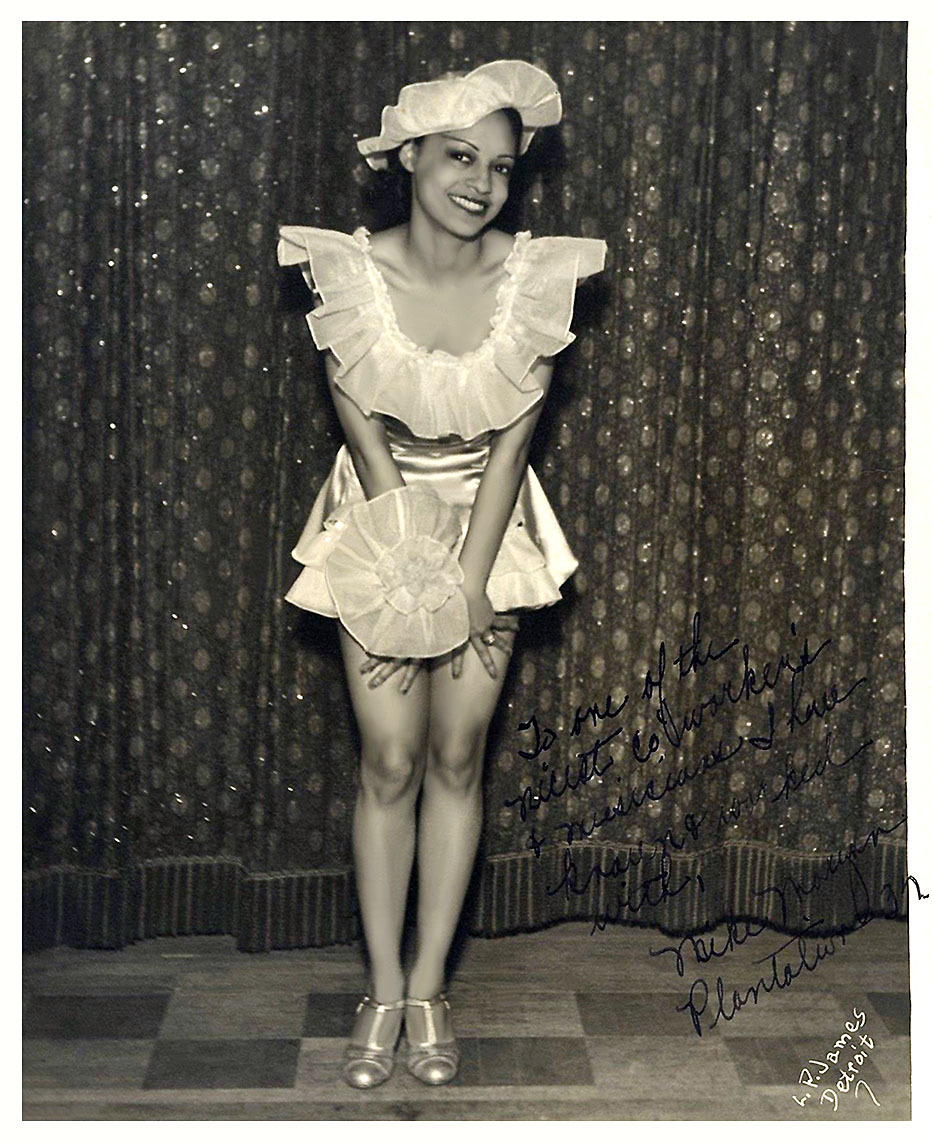 Vintage 30’s-era promotional photo personalized by an unidentified dancer: “To