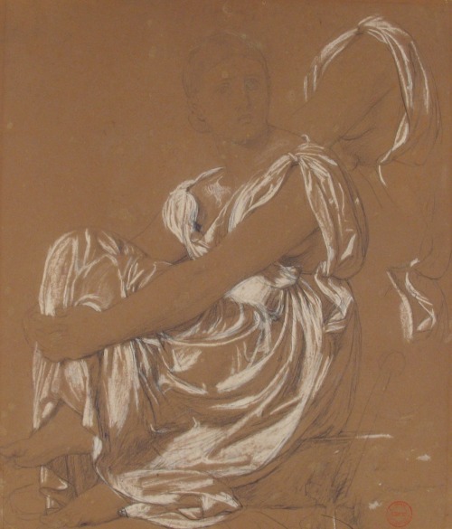 Study for the Figure of the Iliad in the Apotheosis of Homer by Jean-Auguste-Dominique IngresFrench,