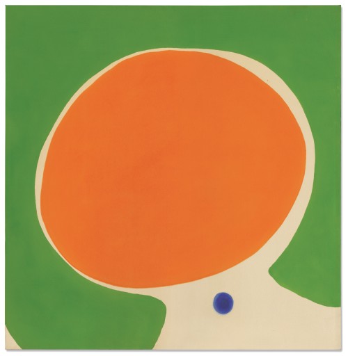 Jules Olitski | Blue Crazymagna on canvas80 x 78 in. (203.2 x 198.1 cm.)painted in 1963