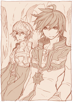 teatime-musings:  Dammit, Sputnik. Wow. At first I assumed the lord knight to be Seyren and the high priest to be… Howard. High priest Howard OH MY GOD. Then I figured out this was an illustration of their own characters. They draw their characters