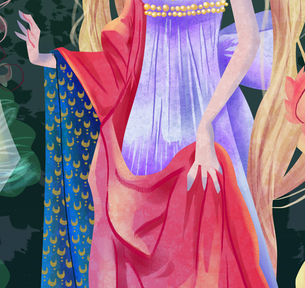 queen-serena:My piece for this year’s GAAM show is called “Moon Spring”, and